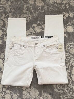 Miss Me Signature Skinny White Denim NWT JP599052